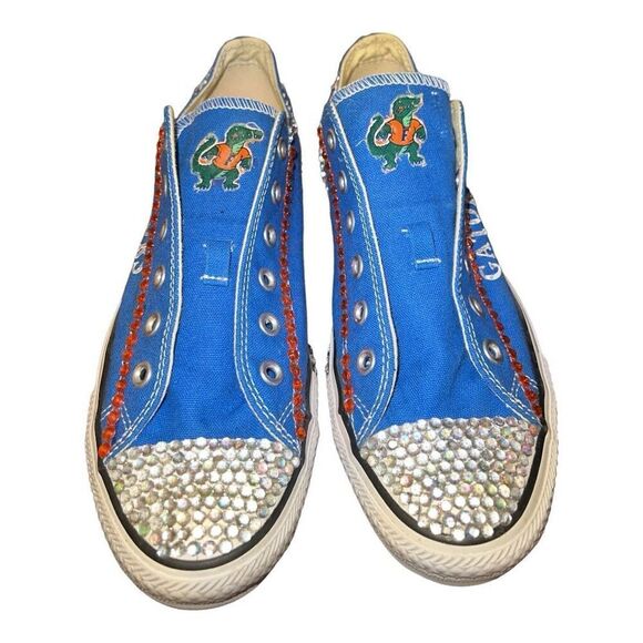 Crystallized Florida Gators Converse Bling-Custom-made men’s 8 woman’s 10 - Picture 2 of 6